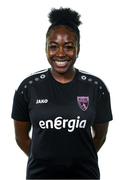 20 February 2021; Vanessa Ogbonna poses during a Wexford Youths portrait session ahead of the 2021 SSE Airtricity Women's National League season at Ferrycarrig Park in Wexford.  Photo by Matt Browne/Sportsfile