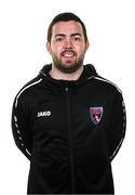 20 February 2021; Alan Malone poses during a Wexford Youths portrait session ahead of the 2021 SSE Airtricity Women's National League season at Ferrycarrig Park in Wexford.  Photo by Matt Browne/Sportsfile