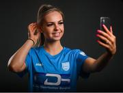 20 February 2021; Katie Burdis poses during a DLR Waves portrait session ahead of the 2021 SSE Airtricity Women's National League season at Dún Laoghaire-Rathdown County Council All-Weather Pitches in Stepaside, Dublin. Photo by Stephen McCarthy/Sportsfile