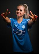 20 February 2021; Katie Burdis poses during a DLR Waves portrait session ahead of the 2021 SSE Airtricity Women's National League season at Dún Laoghaire-Rathdown County Council All-Weather Pitches in Stepaside, Dublin. Photo by Stephen McCarthy/Sportsfile