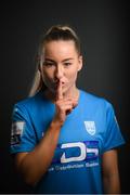 20 February 2021; Fiona Donnelly poses during a DLR Waves portrait session ahead of the 2021 SSE Airtricity Women's National League season at Dún Laoghaire-Rathdown County Council All-Weather Pitches in Stepaside, Dublin. Photo by Stephen McCarthy/Sportsfile
