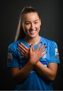 20 February 2021; Fiona Donnelly poses during a DLR Waves portrait session ahead of the 2021 SSE Airtricity Women's National League season at Dún Laoghaire-Rathdown County Council All-Weather Pitches in Stepaside, Dublin. Photo by Stephen McCarthy/Sportsfile
