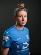 20 February 2021; Jess Gleeson poses during a DLR Waves portrait session ahead of the 2021 SSE Airtricity Women's National League season at Dún Laoghaire-Rathdown County Council All-Weather Pitches in Stepaside, Dublin. Photo by Stephen McCarthy/Sportsfile