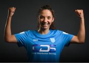 20 February 2021; Louise Corrigan poses during a DLR Waves portrait session ahead of the 2021 SSE Airtricity Women's National League season at Dún Laoghaire-Rathdown County Council All-Weather Pitches in Stepaside, Dublin. Photo by Stephen McCarthy/Sportsfile