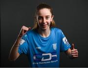 20 February 2021; Shauna Carroll poses during a DLR Waves portrait session ahead of the 2021 SSE Airtricity Women's National League season at Dún Laoghaire-Rathdown County Council All-Weather Pitches in Stepaside, Dublin. Photo by Stephen McCarthy/Sportsfile