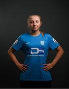 20 February 2021; Nicole Keogh poses during a DLR Waves portrait session ahead of the 2021 SSE Airtricity Women's National League season at Dún Laoghaire-Rathdown County Council All-Weather Pitches in Stepaside, Dublin. Photo by Stephen McCarthy/Sportsfile