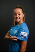 20 February 2021; Nadine Clare poses during a DLR Waves portrait session ahead of the 2021 SSE Airtricity Women's National League season at Dún Laoghaire-Rathdown County Council All-Weather Pitches in Stepaside, Dublin. Photo by Stephen McCarthy/Sportsfile