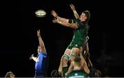 20 February 2021; Gavin Thornbury of Connacht wins possession in the line-out during the Guinness PRO14 match between Connacht and Cardiff Blues at The Sportsground in Galway. Photo by Piaras Ó Mídheach/Sportsfile