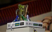 15 November 2020; The Munster GAA trophy during the Munster GAA Hurling Senior Championship Final match between Limerick and Waterford at Semple Stadium in Thurles, Tipperary. Photo by Ray McManus/Sportsfile