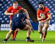 20 February 2021; Damien De Allende of Munster in action during the Guinness PRO14 match between Edinburgh and Munster at BT Murrayfield Stadium in Edinburgh, Scotland. Photo by Paul Devlin/Sportsfile