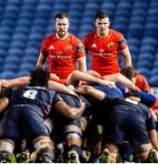 20 February 2021; JJ Hanrahan of Munster in action during the Guinness PRO14 match between Edinburgh and Munster at BT Murrayfield Stadium in Edinburgh, Scotland. Photo by Paul Devlin/Sportsfile