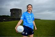 23 February 2021; AIG Insurance is delighted to partner with TG4 and the LGFA to help showcase the Teams of the 2020 All-Ireland Ladies Football Championships and the AIG Goal of the Year competition. Dublin star Lyndsey Davey is photographed at Skerries Harbour ahead of the event. Photo by Seb Daly/Sportsfile