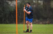 23 February 2021; Thomas Clarkson during a Leinster Rugby squad training session at UCD in Dublin. Photo by Brendan Moran/Sportsfile