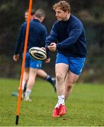 23 February 2021; James Tracy during a Leinster Rugby squad training session at UCD in Dublin. Photo by Brendan Moran/Sportsfile