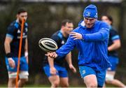 23 February 2021; Peter Dooley during a Leinster Rugby squad training session at UCD in Dublin. Photo by Brendan Moran/Sportsfile