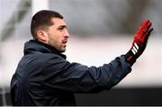 23 February 2021; Alessio Abibi during a Dundalk Pre-Season training session at Oriel Park in Dundalk, Louth. Photo by Ben McShane/Sportsfile