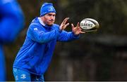 23 February 2021; Peter Dooley during a Leinster Rugby squad training session at UCD in Dublin. Photo by Brendan Moran/Sportsfile