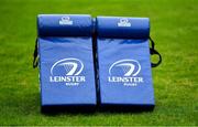 23 February 2021; Tackle bags during a Leinster Rugby squad training session at UCD in Dublin. Photo by Brendan Moran/Sportsfile