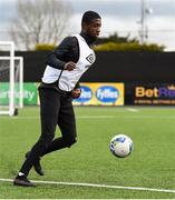23 February 2021; Junior Ogedi-Uzokwe during a Dundalk Pre-Season training session at Oriel Park in Dundalk, Louth. Photo by Ben McShane/Sportsfile
