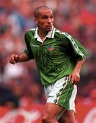 29 May 1996; Curtis Fleming of Republic of Ireland during the International Friendly match between Republic of Ireland and Portugal at Lansdowne in Dublin. Photo by Brendan Moran/Sportsfile