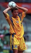 13 June 1996; Dan Petrescu of Romania during the UEFA European Championship Group B match between Bulgaria and Romania at St James Park in Newcastle, England. Photo by David Maher/Sportsfile