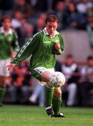 29 May 1996; David Connolly of Republic of Ireland during the International Friendly match between Republic of Ireland and Portugal at Lansdowne in Dublin. Photo by Brendan Moran/Sportsfile