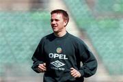 20 May 1997; David Connolly during a Republic of Ireland training session at Lansdowne Road in Dublin. Photo by David Maher/Sportsfile