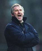 29 December 1996; Home Farm Everton manager Dermot Keely during the Bord Gáis National League Premier Division match between Bohemians and Home Farm Everton at Dalymount Park in Dublin. Photo by David Maher/Sportsfile