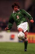 21 May 1997; Jeff Kenna of Republic of Ireland during the FIFA World Cup 1998 Group 8 Qualifying match between Republic of Ireland and Liechtenstein at Lansdowne Road in Dublin. Photo by David Maher/Sportsfile