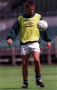 20 May 1997; Jon Goodman during a Republic of Ireland training session at Lansdowne Road in Dublin. Photo by David Maher/Sportsfile