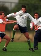 31 August 1998; Keith O'Neill during a Republic of Ireland training session at AUL Complex in Clonshaugh, Dublin. Photo by David Maher/Sportsfile