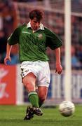 29 May 1996; Kenny Cunningham of Republic of Ireland during the International Friendly match between Republic of Ireland and Portugal at Lansdowne in Dublin. Photo by Brendan Moran/Sportsfile