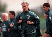 19 May 1997; Republic of Ireland manager Mick Mccarthy during a Republic of Ireland training session at AUL Complex in Clonshaugh, Dublin. Photo by David Maher/Sportsfile