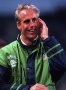 21 May 1997; Republic of Ireland manager Mick McCarthy during the FIFA World Cup 1998 Group 8 Qualifying match between Republic of Ireland and Liechtenstein at Lansdowne Road in Dublin. Photo by David Maher/Sportsfile