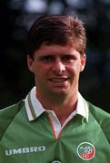 31 August 1996; Niall Quinn during a Republic of Ireland portrait session. Photo by Matt Browne/Sportsfile