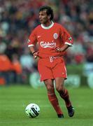 31 July 1998; Patrik Berger of Liverpool during the Carlsberg Trophy match between St Patrick's Athletic and Liverpool at Lansdowne Road in Dublin. Photo by David Maher/Sportsfile