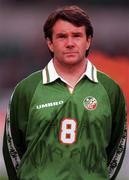 21 May 1997; Ray Houghton of Republic of Ireland during the FIFA World Cup 1998 Group 8 Qualifying match between Republic of Ireland and Liechtenstein at Lansdowne Road in Dublin. Photo by Brendan Moran/Sportsfile