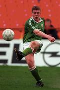 17 March 1997; Richard Dunne of Republic of Ireland B during the friendly match between Republic of Ireland B and League of Ireland XI at Tolka Park in Dublin. Photo by David Maher/Sportsfile
