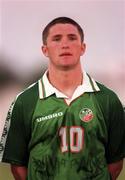 26 July 1998; Robbie Keane of Republic of Ireland during the UEFA European Under-18 Championship Final between Germany and Republic of Ireland at GSZ Stadium in Larnaca, Cyprus. Photo by David Maher/Sportsfile