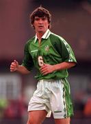 10 November 1996; Roy Keane of Republic of Ireland during the FIFA World Cup 1998 Group 8 Qualifying match between Republic of Ireland and Iceland at Lansdowne Road in Dublin. Photo by Brendan Moran/Sportsfile