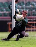 20 May 1997; Shay Given during a Republic of Ireland training session at Lansdowne Road in Dublin. Photo by David Maher/Sportsfile