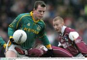 1 February 2004; Joe Sheridan, Meath, in action against Clive Monaghan, Galway. Allianz National Football League Division 1B, Meath v Galway, Pairc Tailteann, Navan, Co. Meath. Picture credit; Ray McManus / SPORTSFILE *EDI*