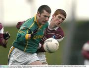 1 February 2004; Niall Kelly, Meath, in action against Kieran Fitzgerald, Galway. Allianz National Football League Division 1B, Meath v Galway, Pairc Tailteann, Navan, Co. Meath. Picture credit; Ray McManus / SPORTSFILE *EDI*