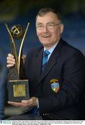 2 February 2004; At the AIB GAA Club of the Year Awards 2003 in Croke Park is John Brady, Chairman of the St Jude's GAA Club, Dublin, who won AIB GAA Club of the Year for 2003 along with Leinster GAA Club of the Year and Dublin GAA Club of the Year. Croke Park, Dublin. Picture credit; Ray McManus / SPORTSFILE *EDI*