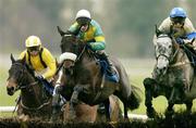 22 January 2004; Rosaker, with Paul Carberry up, centre, on their way to winning the Goulding Thyestes Handicap Steeplechase, Gowran Park, Co. Kilkenny. Picture credit; Matt Browne / SPORTSFILE *EDI*
