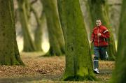 27 January 2004; Irish athlete Mark Christie. Picture credit; Brendan Moran / SPORTSFILE