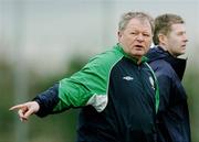 4 February 2004; Vinny Butler, Republic of Ireland U-15 Manager. U-15 Friendly, Republic of Ireland U-15 v Wales U-15, AUL Complex, Clonshaugh, Dublin. Picture credit; David Maher / SPORTSFILE *EDI*