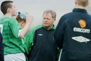 4 February 2004; Vinny Butler, Republic of Ireland U-15 Manager. U-15 Friendly, Republic of Ireland U-15 v Wales U-15, AUL Complex, Clonshaugh, Dublin. Picture credit; David Maher / SPORTSFILE *EDI*