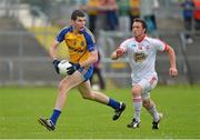 6 July 2013; Cathal Shine, Roscommon, in action against Martin Penrose, Tyrone. GAA Football All-Ireland Senior Championship, Round 2, Roscommon v Tyrone, Dr Hyde Park, Roscommon. Picture credit: Matt Browne / SPORTSFILE