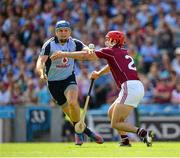 7 July 2013; Conal keaney, Dublin, in action against Fergal Moore, Galway. Leinster GAA Hurling Senior Championship Final, Galway v Dublin, Croke Park, Dublin. Picture credit: Ray McManus / SPORTSFILE